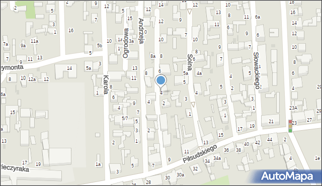 Zgierz, Malarska, 4, mapa Zgierz