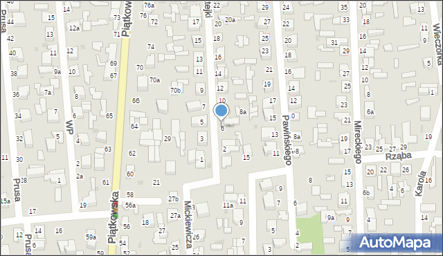 Zgierz, Matejki Jana, 6, mapa Zgierz