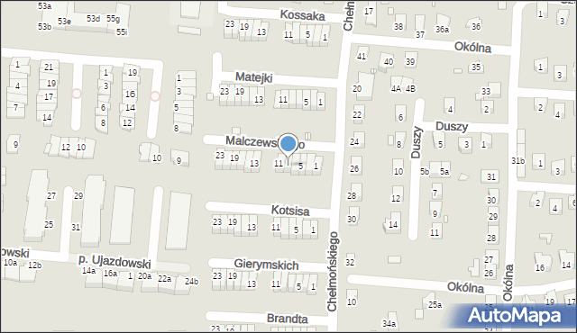 Zgorzelec, Malczewskiego Jacka, 9, mapa Zgorzelec