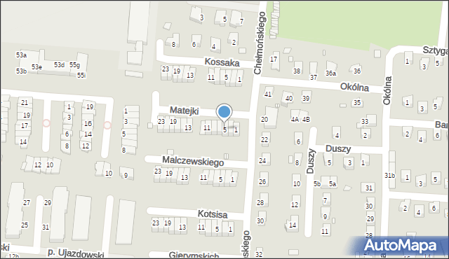 Zgorzelec, Matejki Jana, 5, mapa Zgorzelec