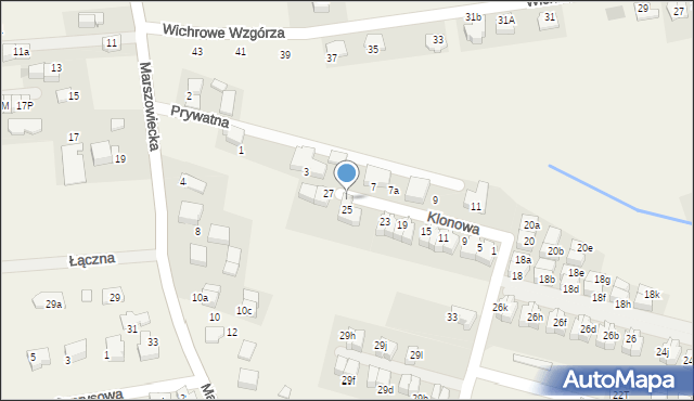 Zielonki, Marszowiecka, 4A, mapa Zielonki