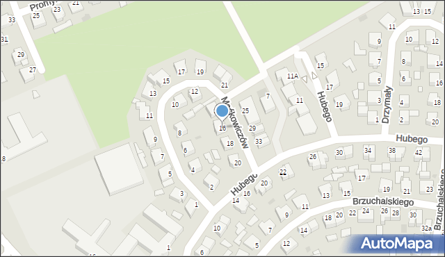 Złotów, Maćkowiczów, 16, mapa Złotów