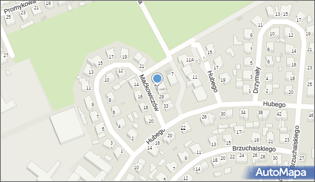 Złotów, Maćkowiczów, 27, mapa Złotów