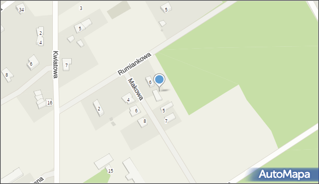 Żórawki, Makowa, 3, mapa Żórawki