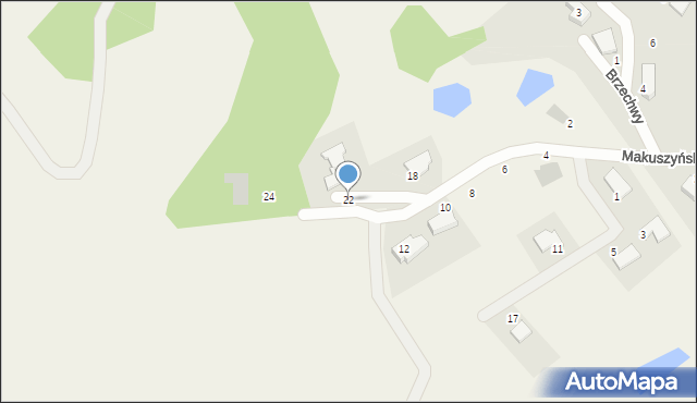 Żukowo, Makuszyńskiego Kornela, 22, mapa Żukowo