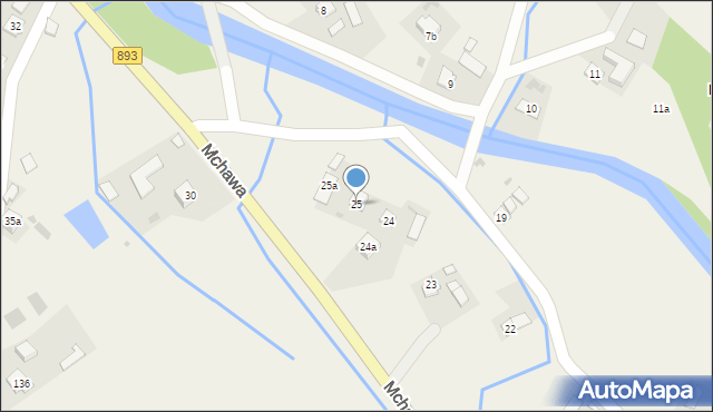 Mchawa, Mchawa, 25, mapa Mchawa