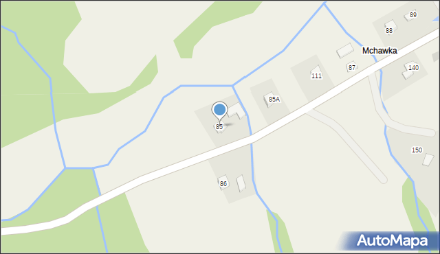 Mchawa, Mchawa, 85, mapa Mchawa