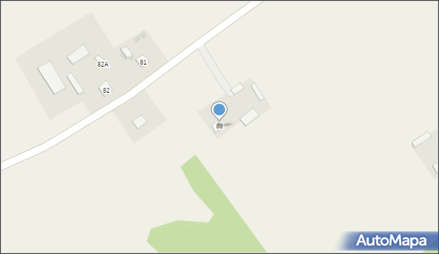 Mchowo, Mchowo, 88, mapa Mchowo