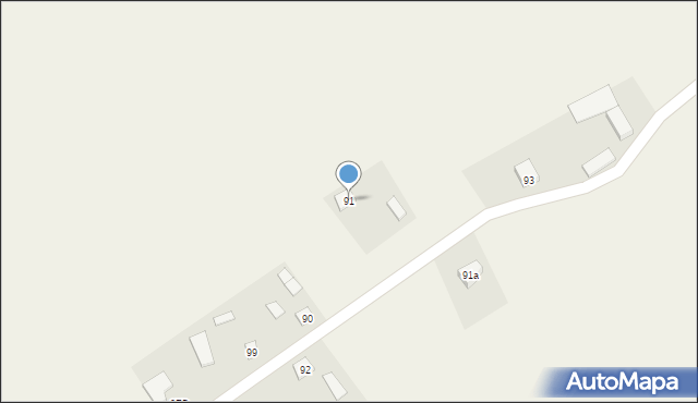 Mchowo, Mchowo, 91, mapa Mchowo