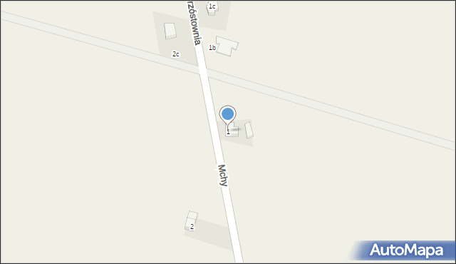 Mchy, Mchy, 1, mapa Mchy
