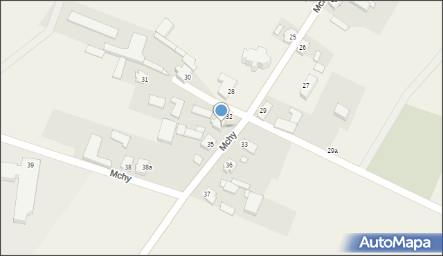 Mchy, Mchy, 34, mapa Mchy