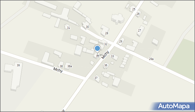 Mchy, Mchy, 35, mapa Mchy