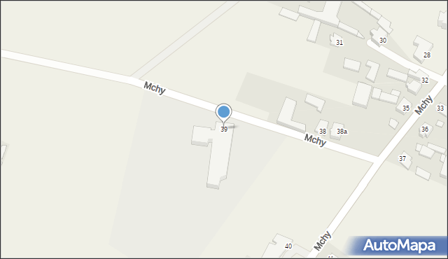 Mchy, Mchy, 39, mapa Mchy