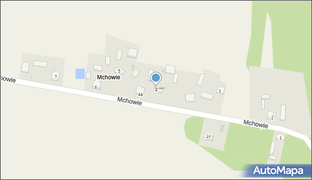 Międzylesie, Mchowie, 4, mapa Międzylesie