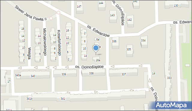 Bełchatów, Męczenników Katyńskich, 16c, mapa Bełchatów