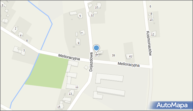 Ciechowice, Melioracyjna, 37, mapa Ciechowice