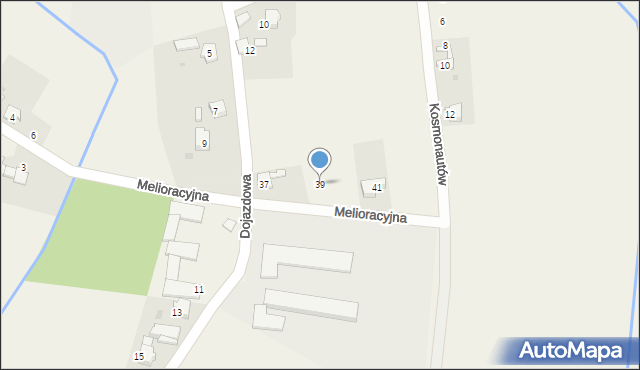 Ciechowice, Melioracyjna, 39, mapa Ciechowice