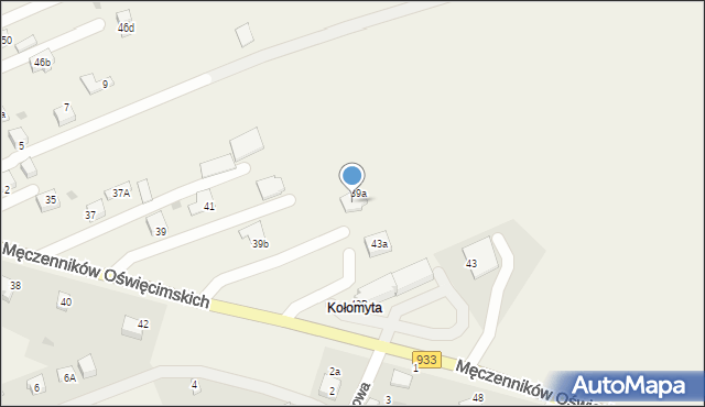 Ćwiklice, Męczenników Oświęcimskich, 39e, mapa Ćwiklice