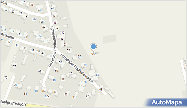 Ćwiklice, Męczenników Oświęcimskich, 99e, mapa Ćwiklice