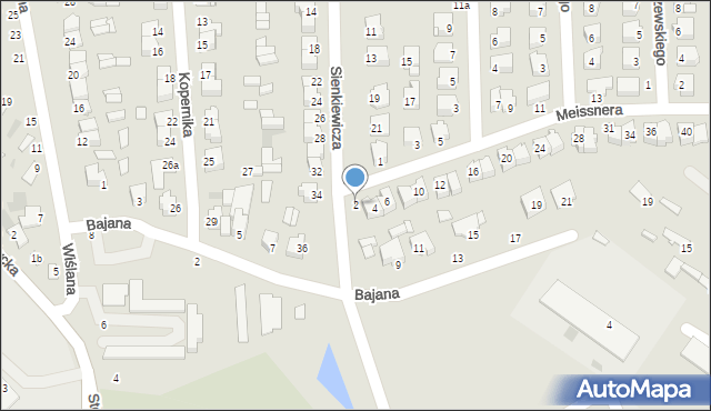 Dęblin, Meissnera Janusza, 2, mapa Dęblin