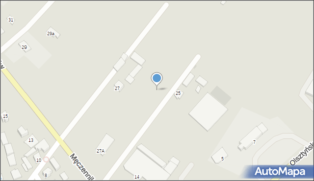 Działdowo, Męczenników, 32, mapa Działdowo