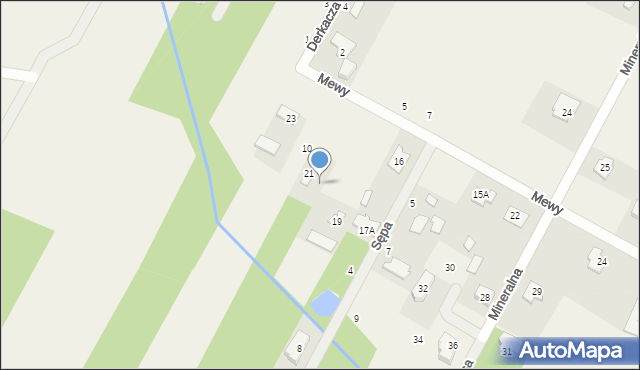 Głosków, Mewy, 12, mapa Głosków