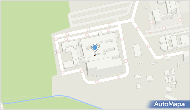 Katowice, Medyków, 16, mapa Katowic