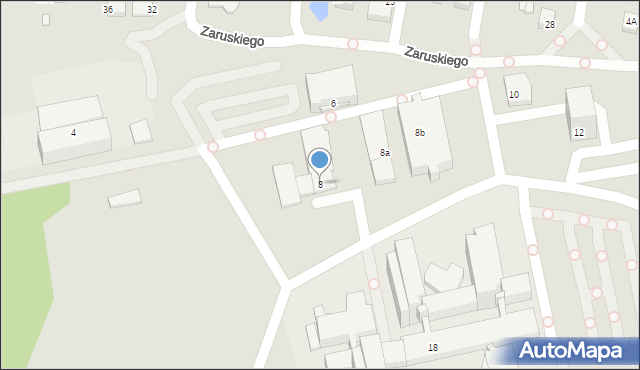 Katowice, Medyków, 8, mapa Katowic