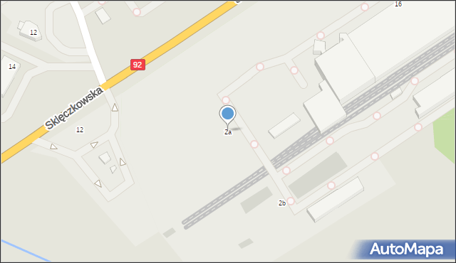 Kutno, Metalowa, 2a, mapa Kutno