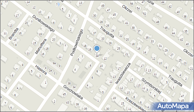 Leszno, Memoraty Anny, 14, mapa Leszno