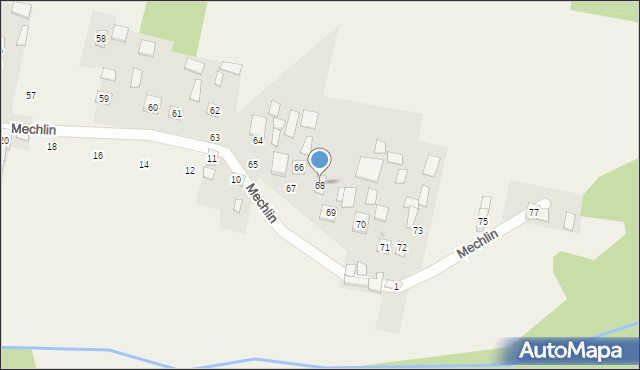 Mechlin, Mechlin, 68, mapa Mechlin