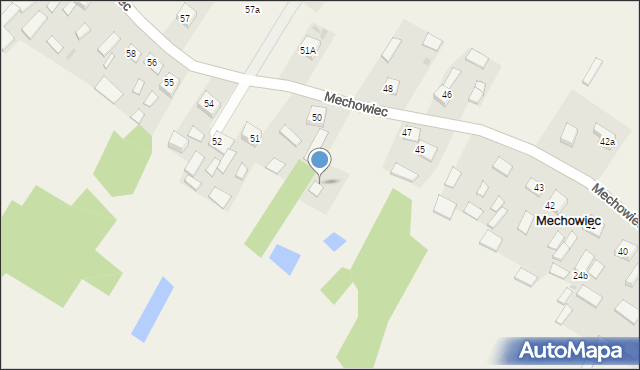 Mechowiec, Mechowiec, 47a, mapa Mechowiec