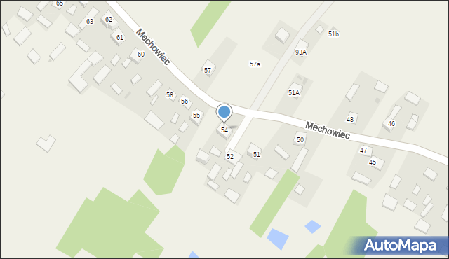 Mechowiec, Mechowiec, 54, mapa Mechowiec