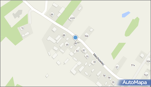Mechowiec, Mechowiec, 64, mapa Mechowiec