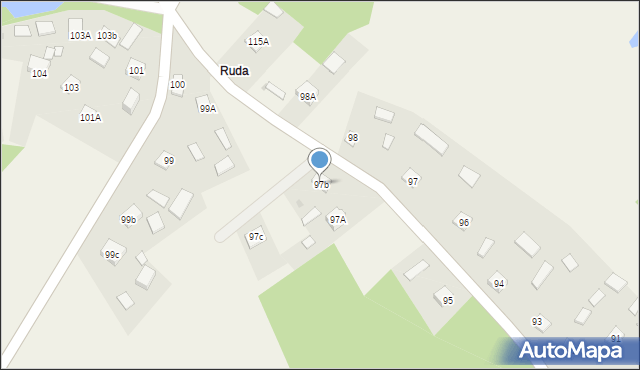 Mechowiec, Mechowiec, 97b, mapa Mechowiec