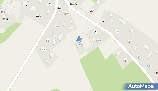 Mechowiec, Mechowiec, 97c, mapa Mechowiec