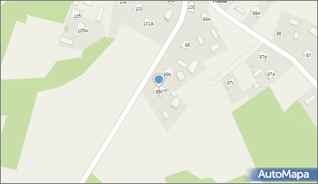 Mechowiec, Mechowiec, 99c, mapa Mechowiec