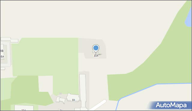 Mechowo, Mechowo, 30A, mapa Mechowo