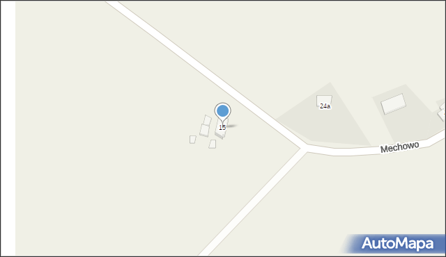 Mechowo, Mechowo, 15, mapa Mechowo