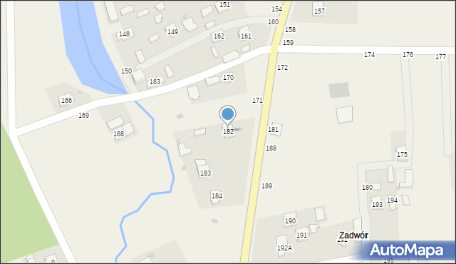 Medynia Głogowska, Medynia Głogowska, 182, mapa Medynia Głogowska