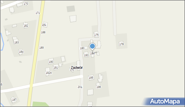 Medynia Głogowska, Medynia Głogowska, 194, mapa Medynia Głogowska