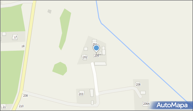 Medynia Głogowska, Medynia Głogowska, 205, mapa Medynia Głogowska
