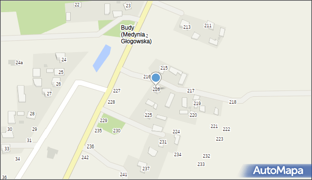 Medynia Głogowska, Medynia Głogowska, 226, mapa Medynia Głogowska
