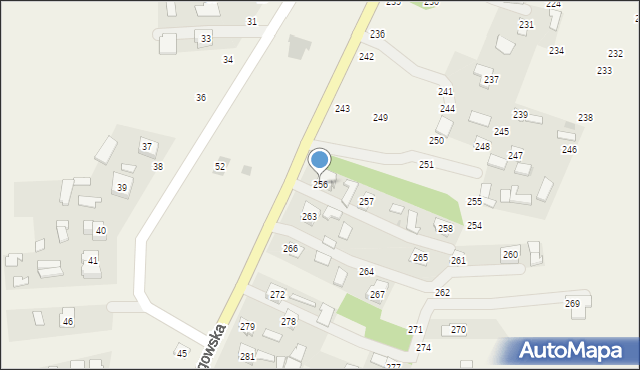 Medynia Głogowska, Medynia Głogowska, 256, mapa Medynia Głogowska