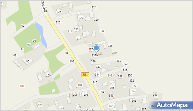 Medynia Głogowska, Medynia Głogowska, 338, mapa Medynia Głogowska