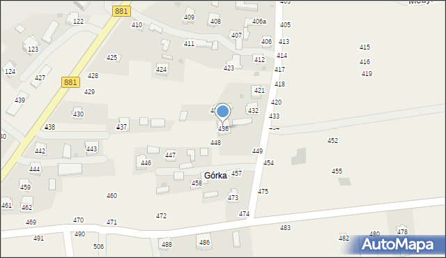 Medynia Głogowska, Medynia Głogowska, 436, mapa Medynia Głogowska