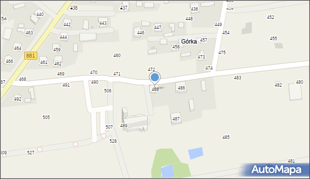 Medynia Głogowska, Medynia Głogowska, 488, mapa Medynia Głogowska