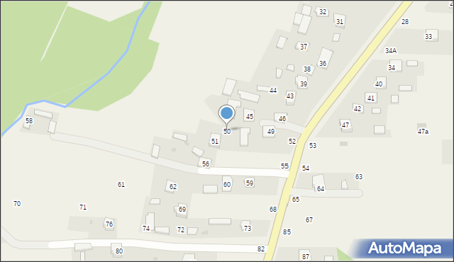 Medynia Głogowska, Medynia Głogowska, 50, mapa Medynia Głogowska