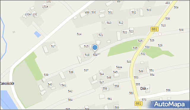 Medynia Głogowska, Medynia Głogowska, 524, mapa Medynia Głogowska