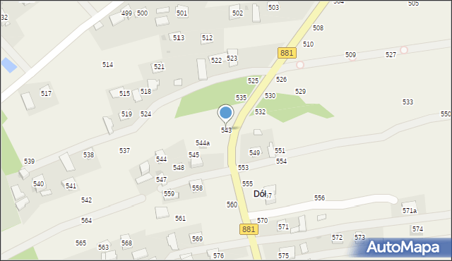 Medynia Głogowska, Medynia Głogowska, 543, mapa Medynia Głogowska